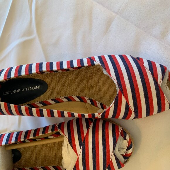 Adrienne Vittadini sandals Size 11M. Colors red/white/navy New without box - Picture 4 of 6